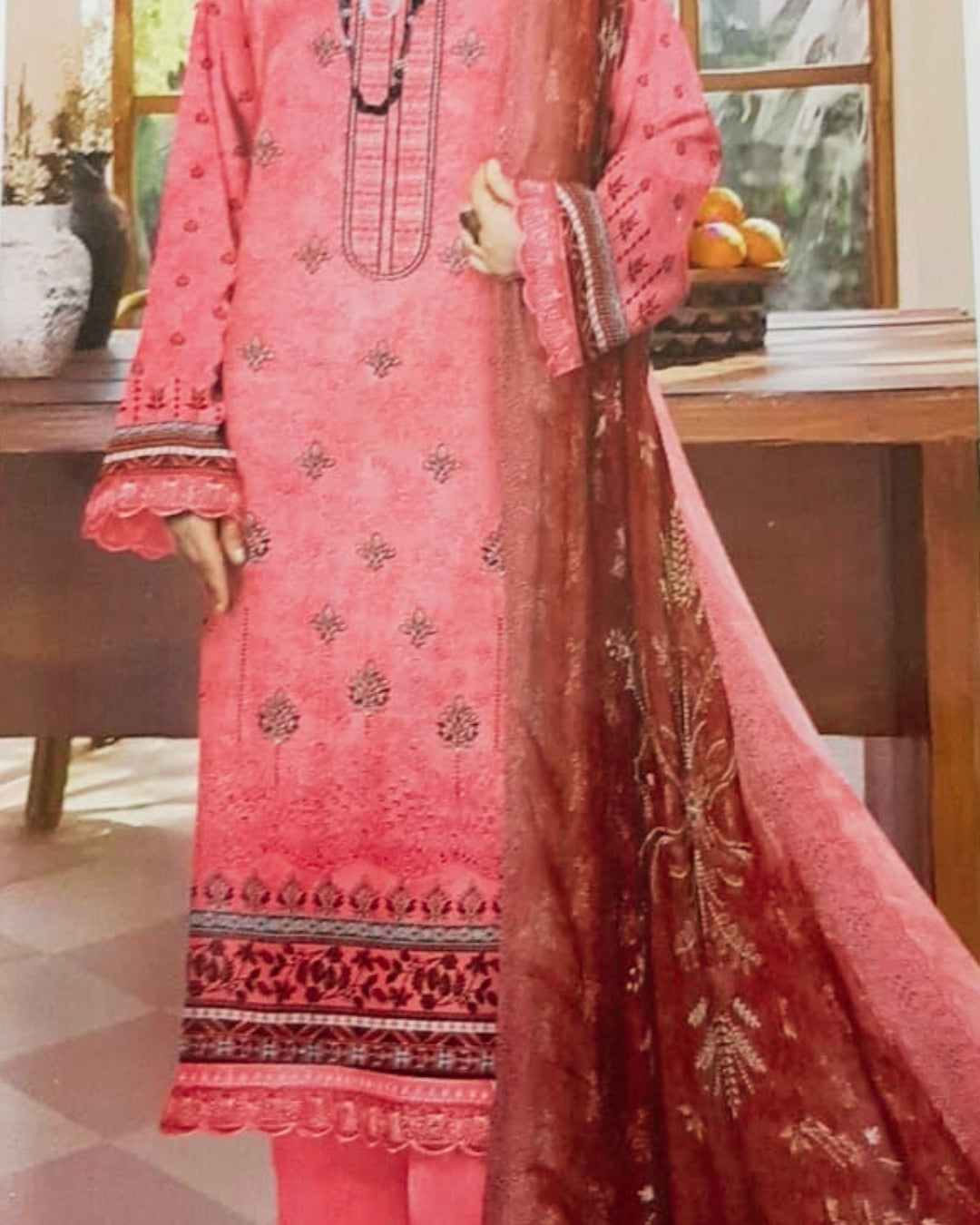 3 Piece - Embroidered Lawn Suit