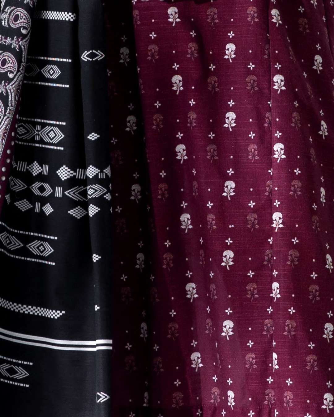 3 Piece Printed Lawn Suit - Sapphire (Unstitched)