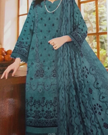 3 Piece - Embroidered Lawn Suit