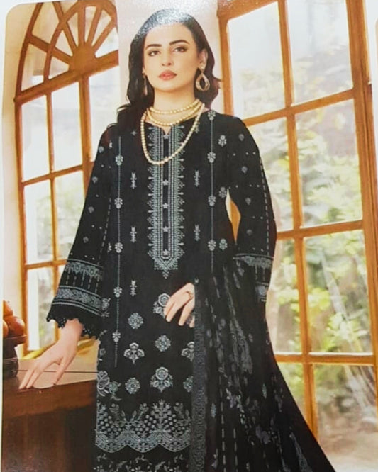 3 Piece - Embroidered Lawn Suit
