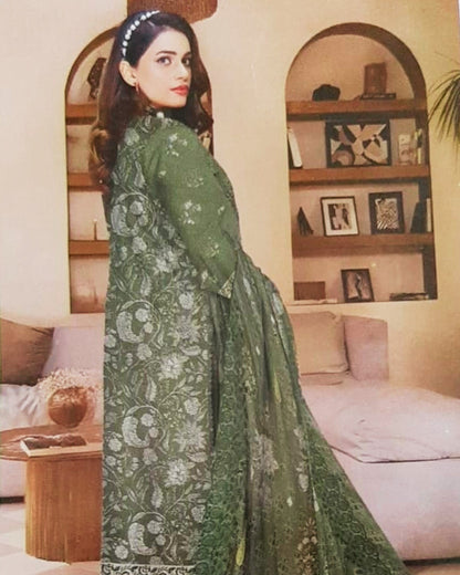 3 Piece - Embroidered Lawn Suit